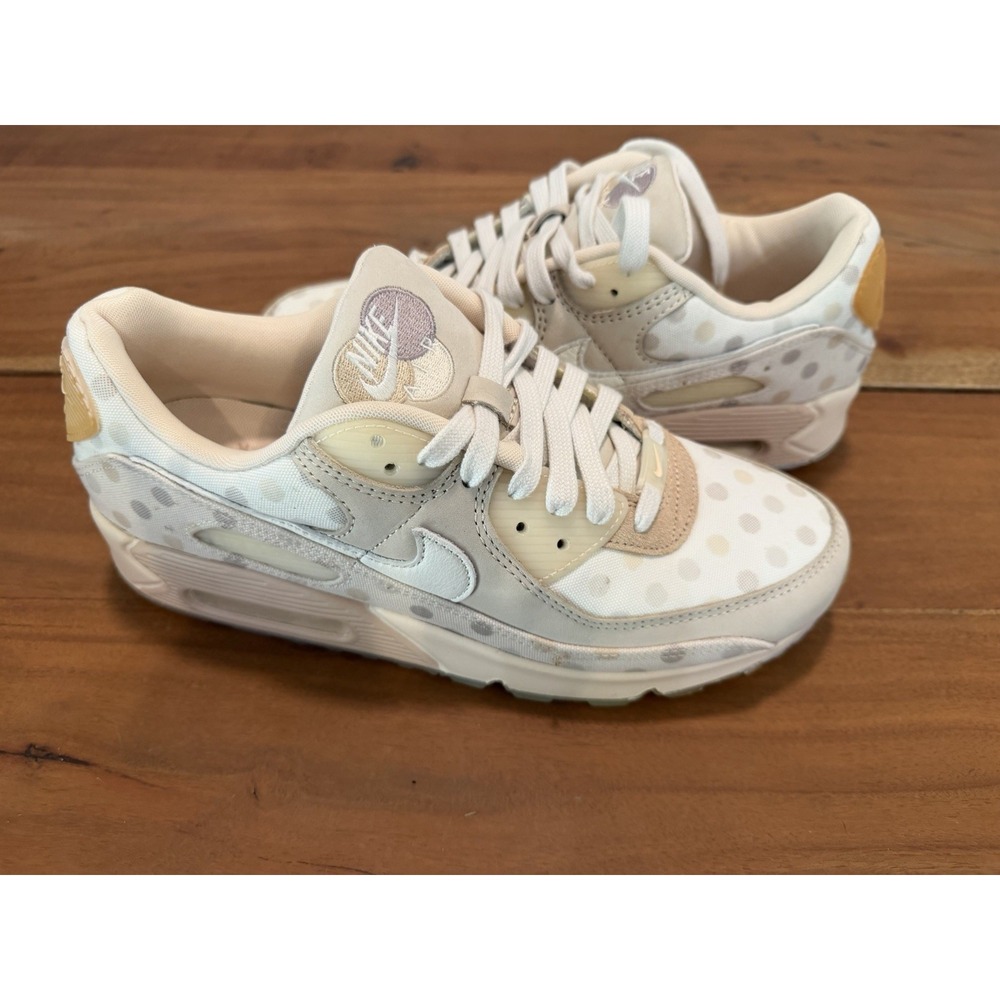 Nike Air Max 90 NRG Venn Diagram Shimmer Polka Dot Shoes CZ1929-200 Men's Sz 9